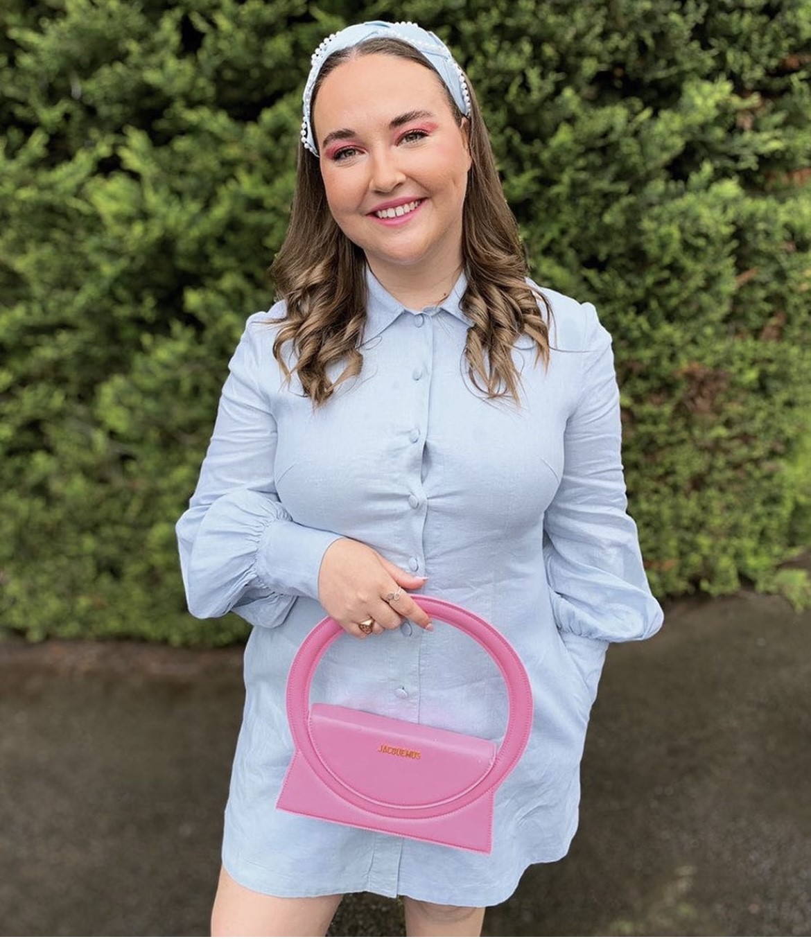 ★JACQUEMUS★ Le Sac Ronde Tote Bag Pink 221BA0153066450 221 Jacquemus Le Sac Rond Tote Bag Pink