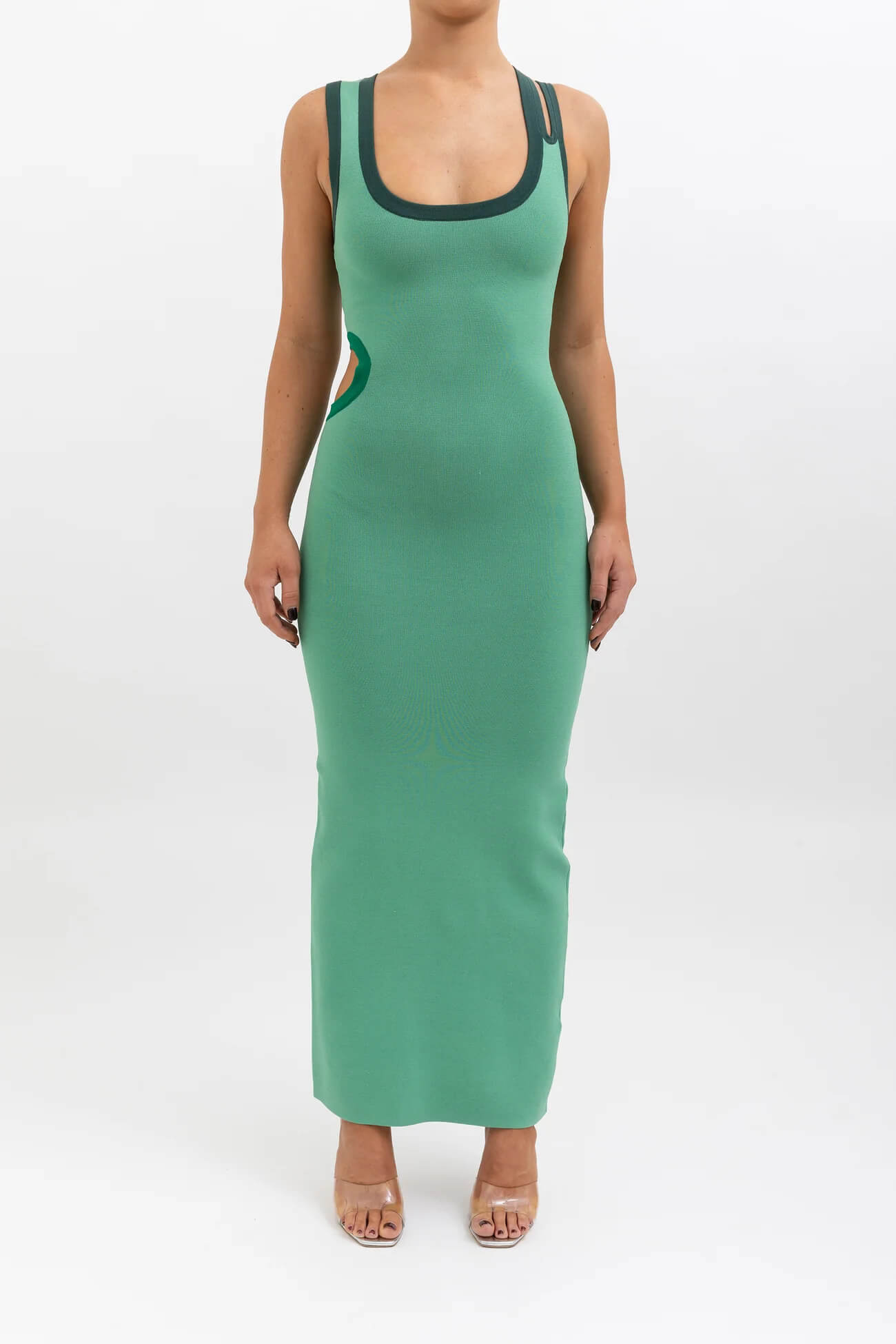 sir salvador cut out dress Sir the Label Salvador Beaded Halter Dress shortandsweethire